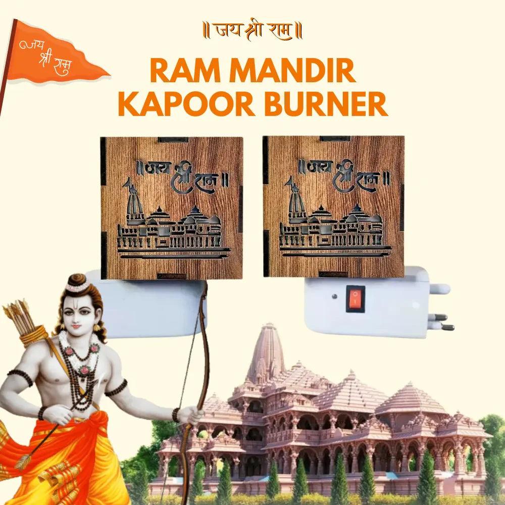 Ayodhya Ram Mandir 3-in-1 Electric Aroma Diffuser, Burner & Night Lamp - BelleBoutique.in