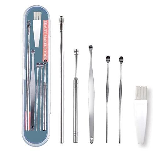 6 Pieces Ear Wax Removal Smooth Stainless Steel Kit Roposo Clout