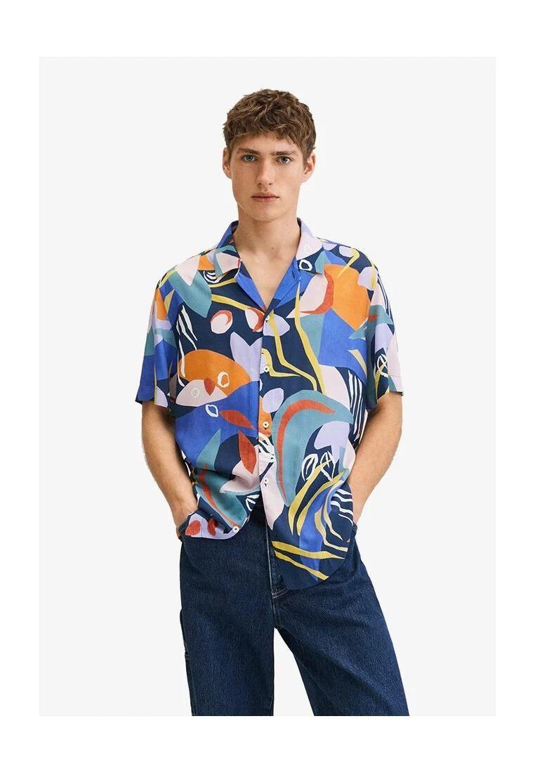 Trendy Men's Printed Shirt Roposo Clout