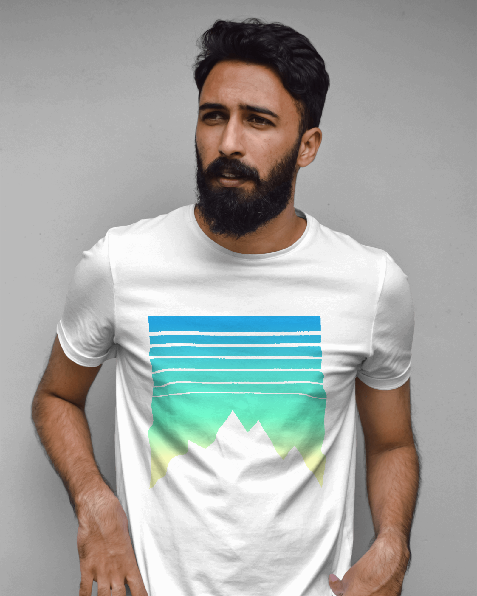 Mountain Retro Vintage Design T-Shirt For Man Printrove